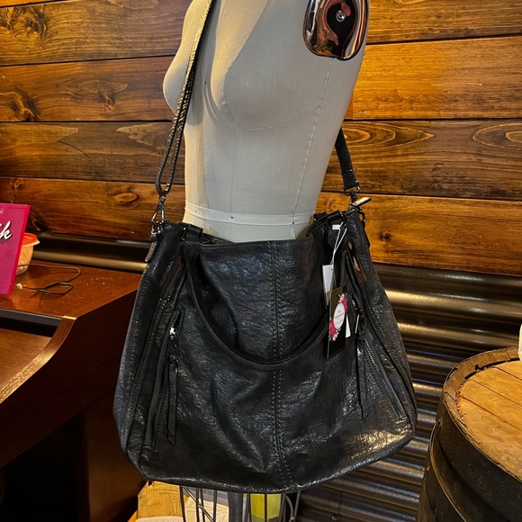 Grey leather bag - Picture 2 of 3